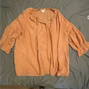 Women's Rust Light Weight Blouse